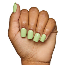 Light Sage press-on nails in soft muted green shade showcasing elegant almond shape nail set