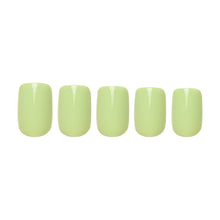Light Sage press-on nails in soft muted green shade with natural oval shape perfect for everyday wear