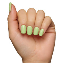 Light Sage press-on nails with soft muted green color and natural oval shape perfect for everyday wear