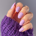 Lisawu Lilac press-on nails manicure lifestyle photo