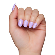 Lilac press-on nail bundle - full set view