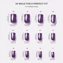 Lilac Steel press-on nails product detail