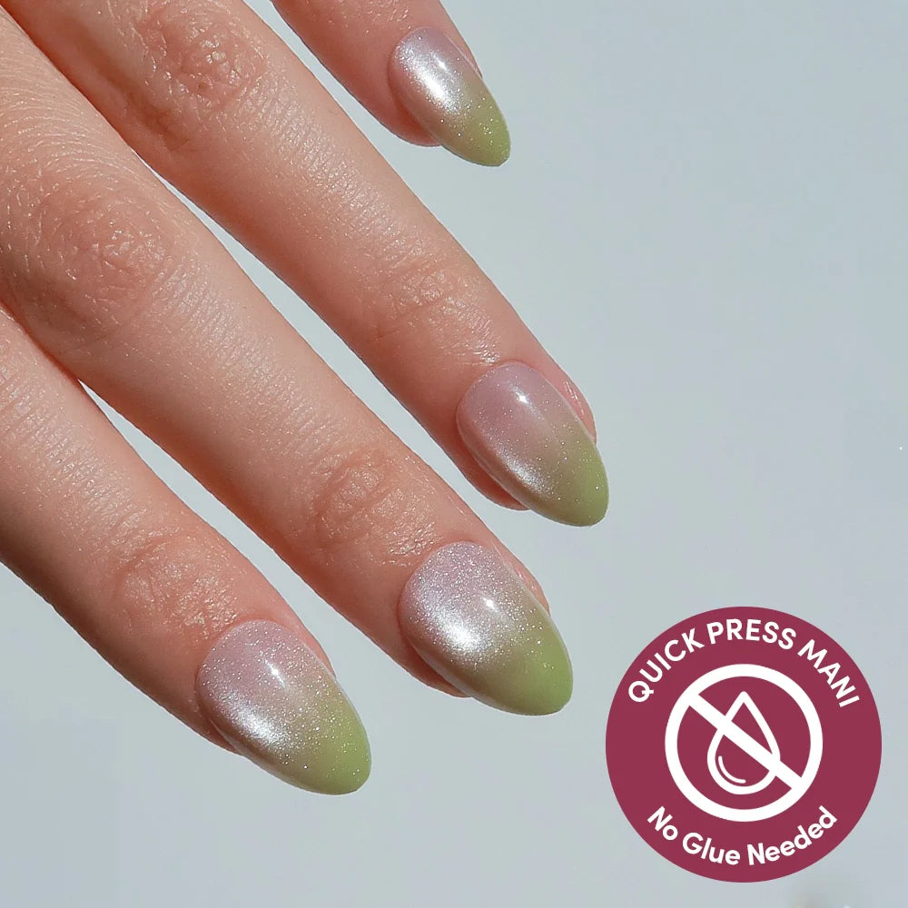 Lime Beam, press-on nails, Lime Beam 1