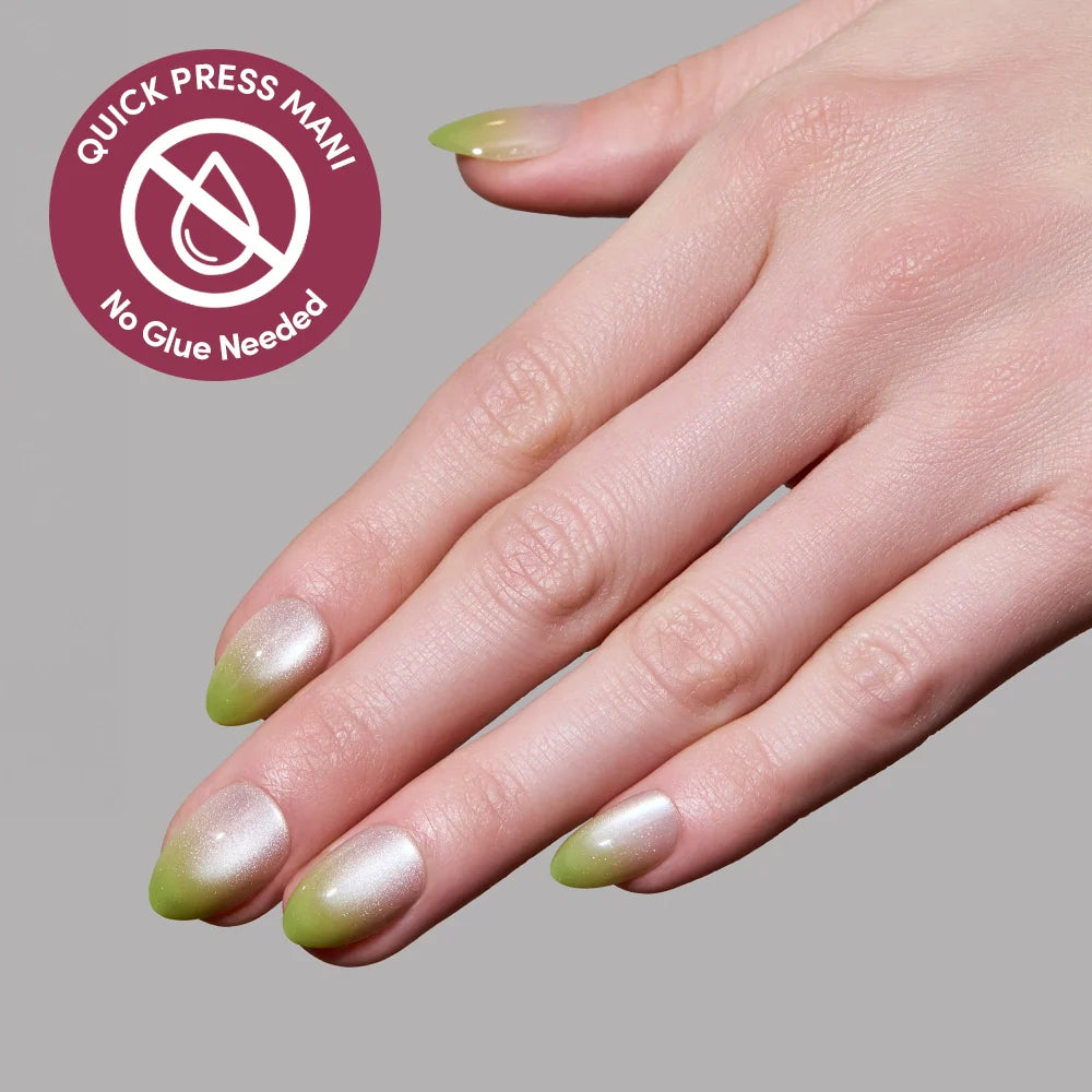 Lime Beam, press-on nails, Lime Beam 4