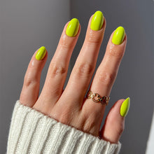 Lime Green press-on nails in green shade