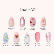 Love in 3D LoveIn NailMenu nail menu display