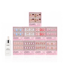 Love in 3D press-on nails in nude shade