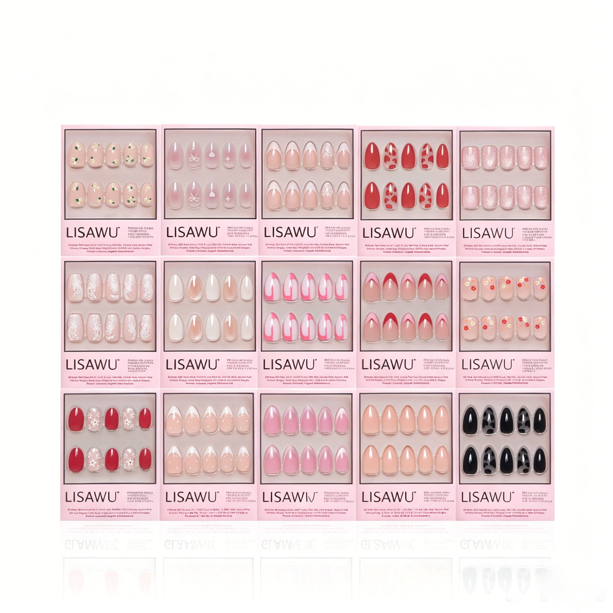 Love In Bloom Collection press-on nails in nude shade