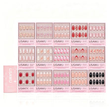 Love In Bloom Collection press-on nails in black shade