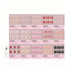 Love In Bloom Collection press-on nails in gold shade