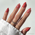 Love Me press-on nails in red shade