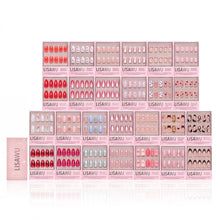 Love Notes Collection press-on nails in blue shade