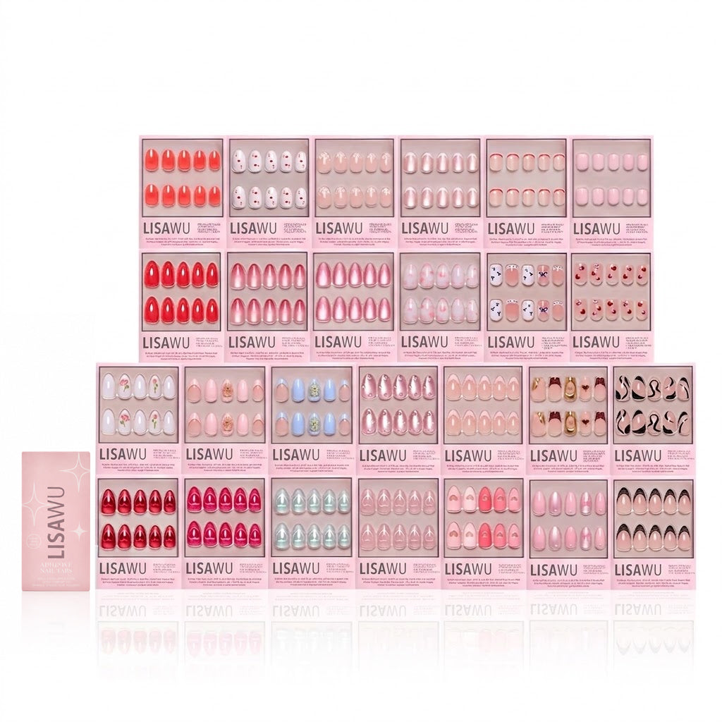 Love Notes Collection press-on nails in blue shade