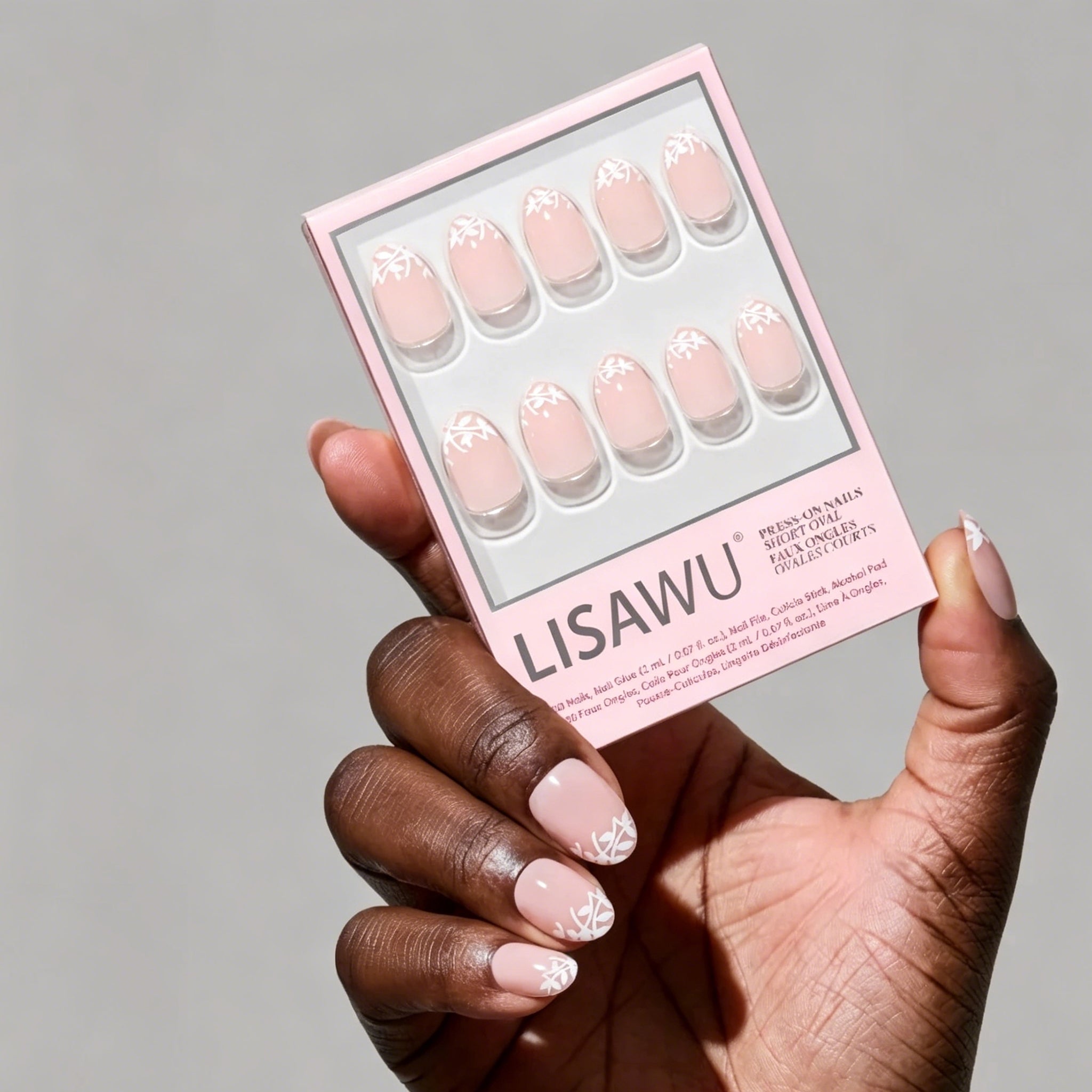 Love Preserved press-on nails in white shade