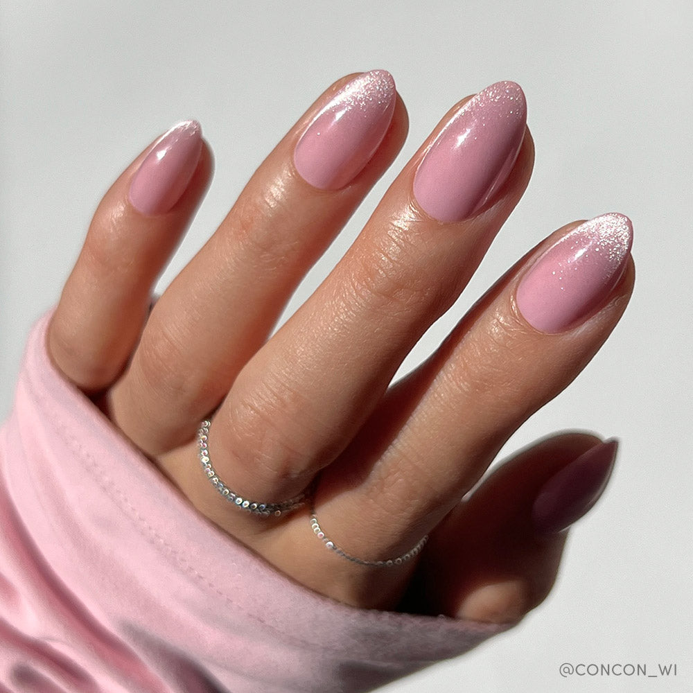 Lovers Blush press-on nails in pink shade