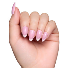 Lovers Blush press-on nail design - solid color style detail