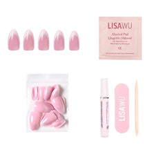 Lovers Blush press-on nails with velvet finish