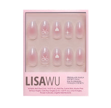 Lovers Knot press-on nails in pink shade
