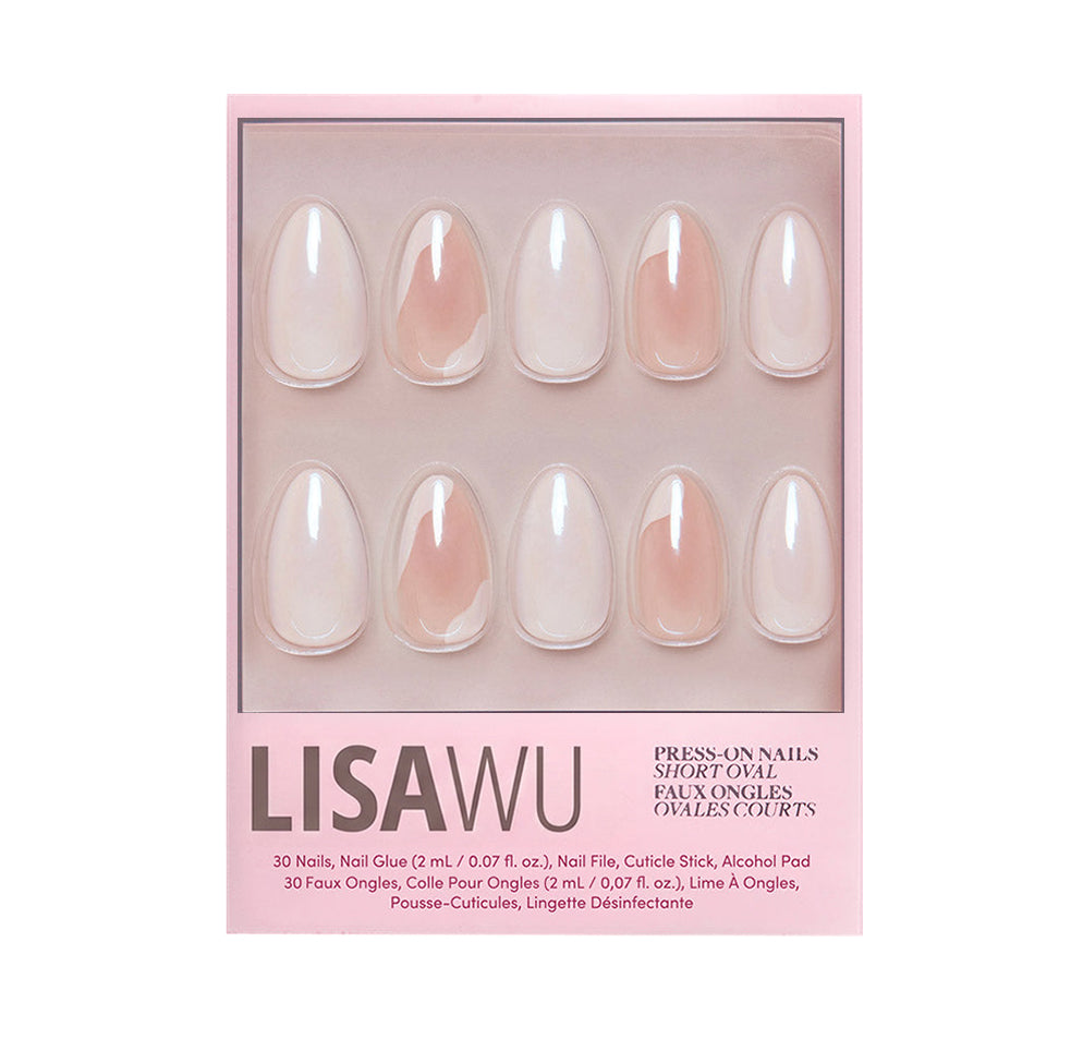 Lovey Dovey press-on nails with glossy finish