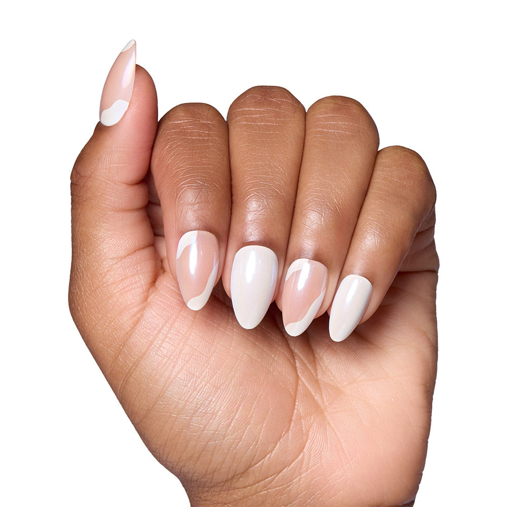Lovey Dovey press-on nail design - accent nail style detail