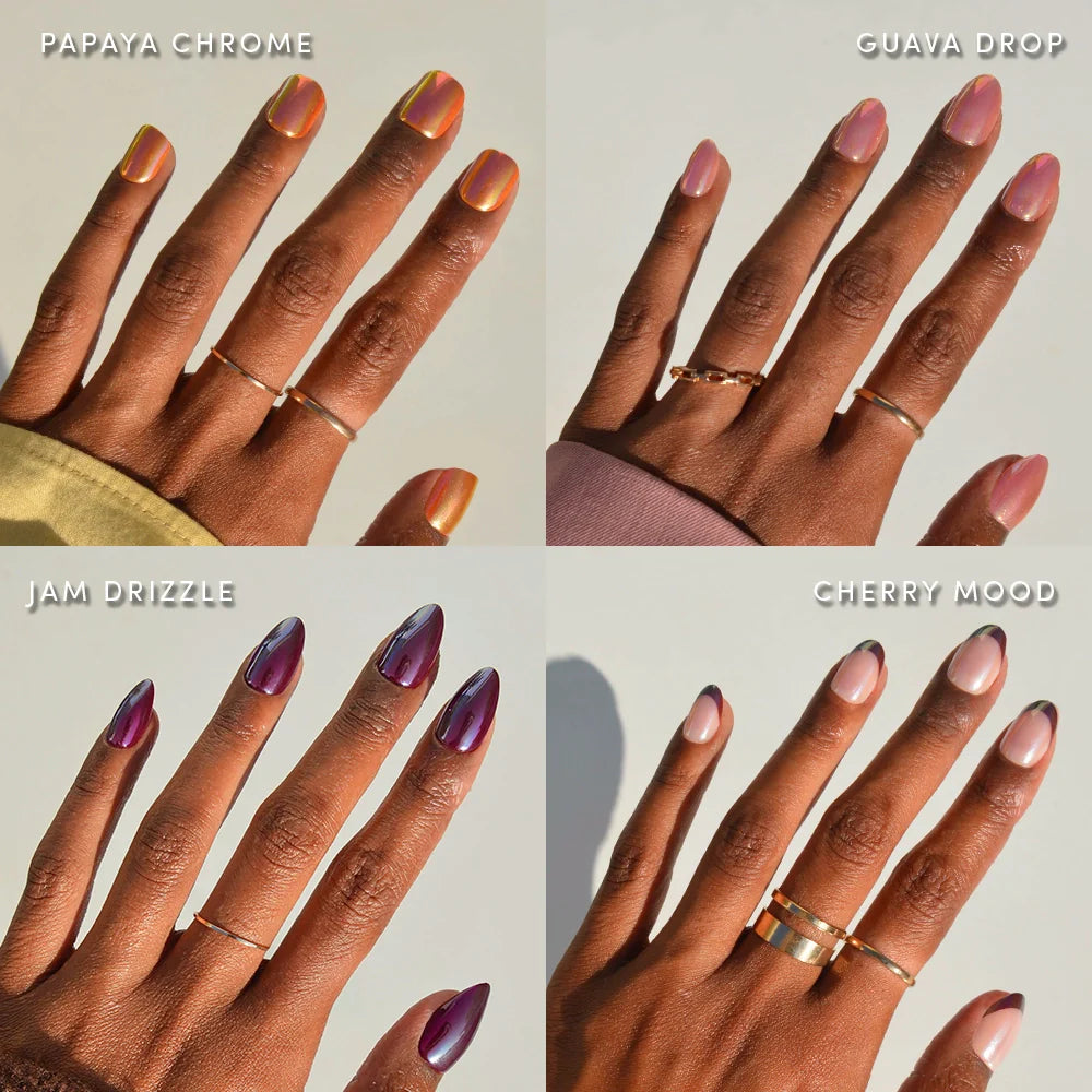 Lisawu Luscious Glaze press-on nail bundle manicure lifestyle photo
