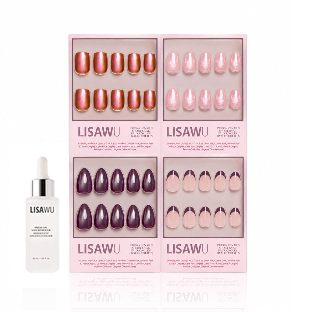 Luscious Glaze press-on nails in nude shade