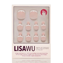 Ma Damn Toenail press-on nails in white shade