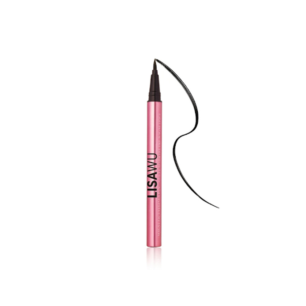Magnetic Eyeliner Pen press-on nails in black shade