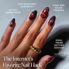 Main Reference press-on nails with glossy finish