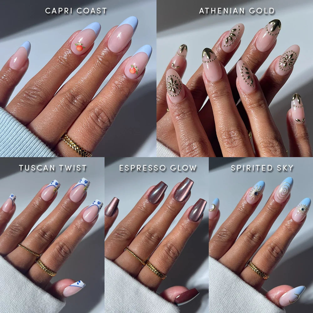 Lisawu Map of the Mediums press-on nail bundle manicure lifestyle photo