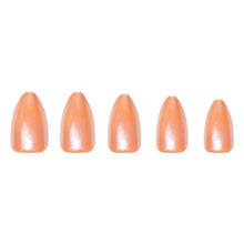 Maple Glaze press-on nails with glossy finish