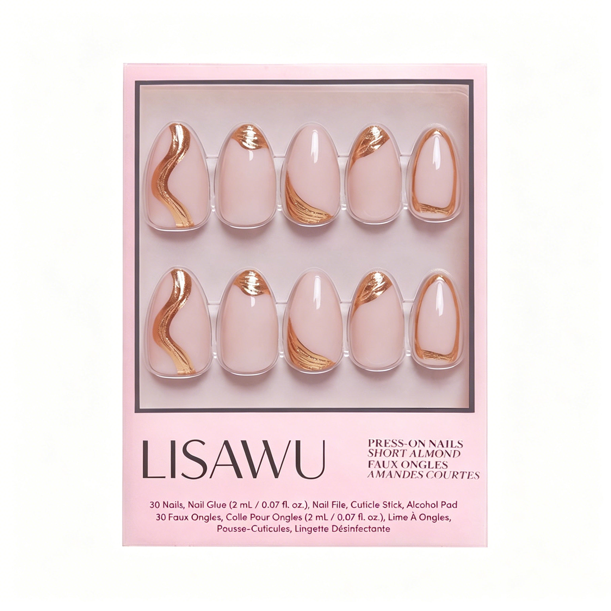 Material Girl press-on nails in nude shade