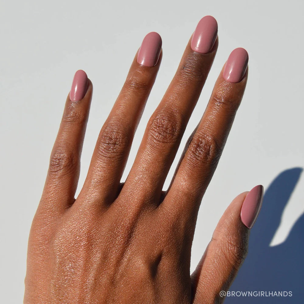 Mauve Mood press-on nails in pink shade