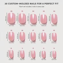 Mauve On Up press-on nail bundle - full set view