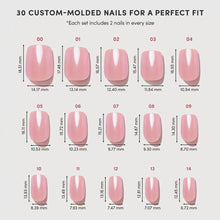 Mauve On Up press-on nail bundle - full set view