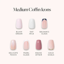 Lisawu Medium Coffin Icons press-on nail bundle style selection