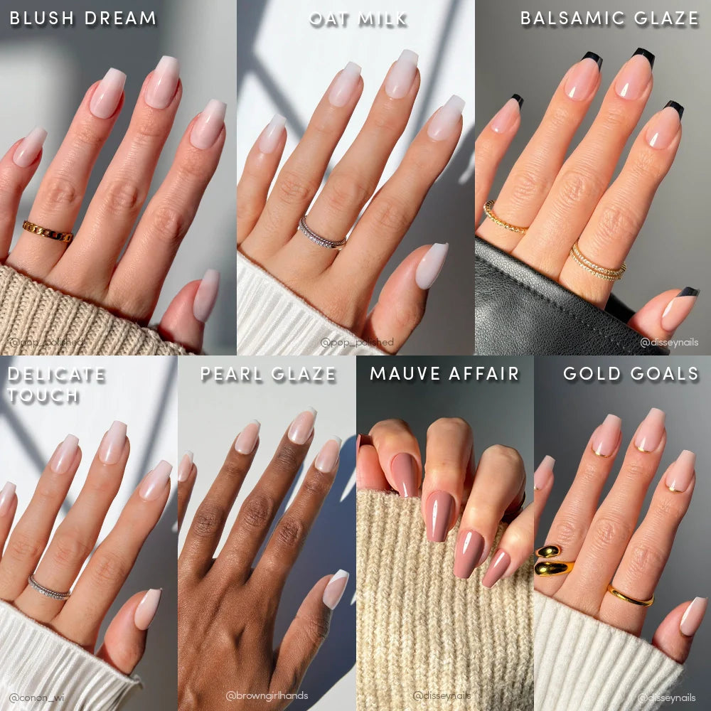 Lisawu Medium Coffin Icons press-on nail bundle manicure lifestyle photo