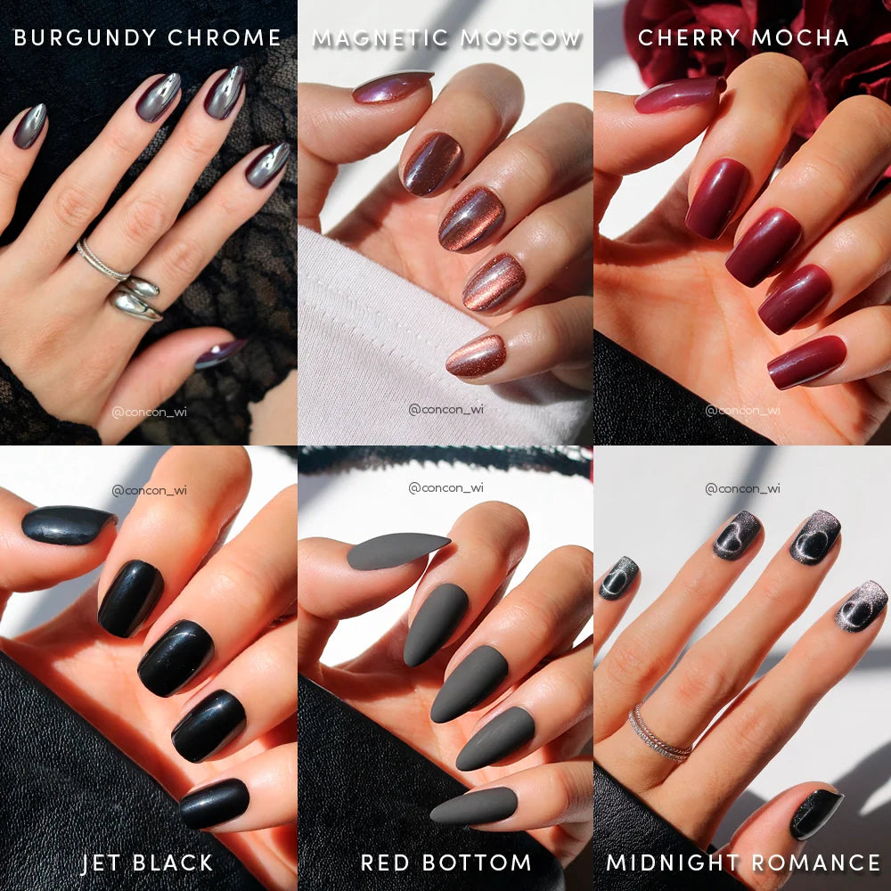Lisawu Meet At Midnight press-on nail bundle manicure lifestyle photo