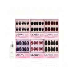 Meet At Midnight press-on nails in gray shade