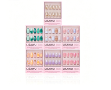 Mermaid Jewels press-on nails in blue shade