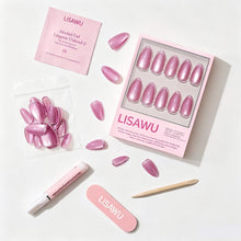 Mertini press-on nail design - solid color style detail