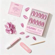 Mertini press-on nail design - solid color style detail