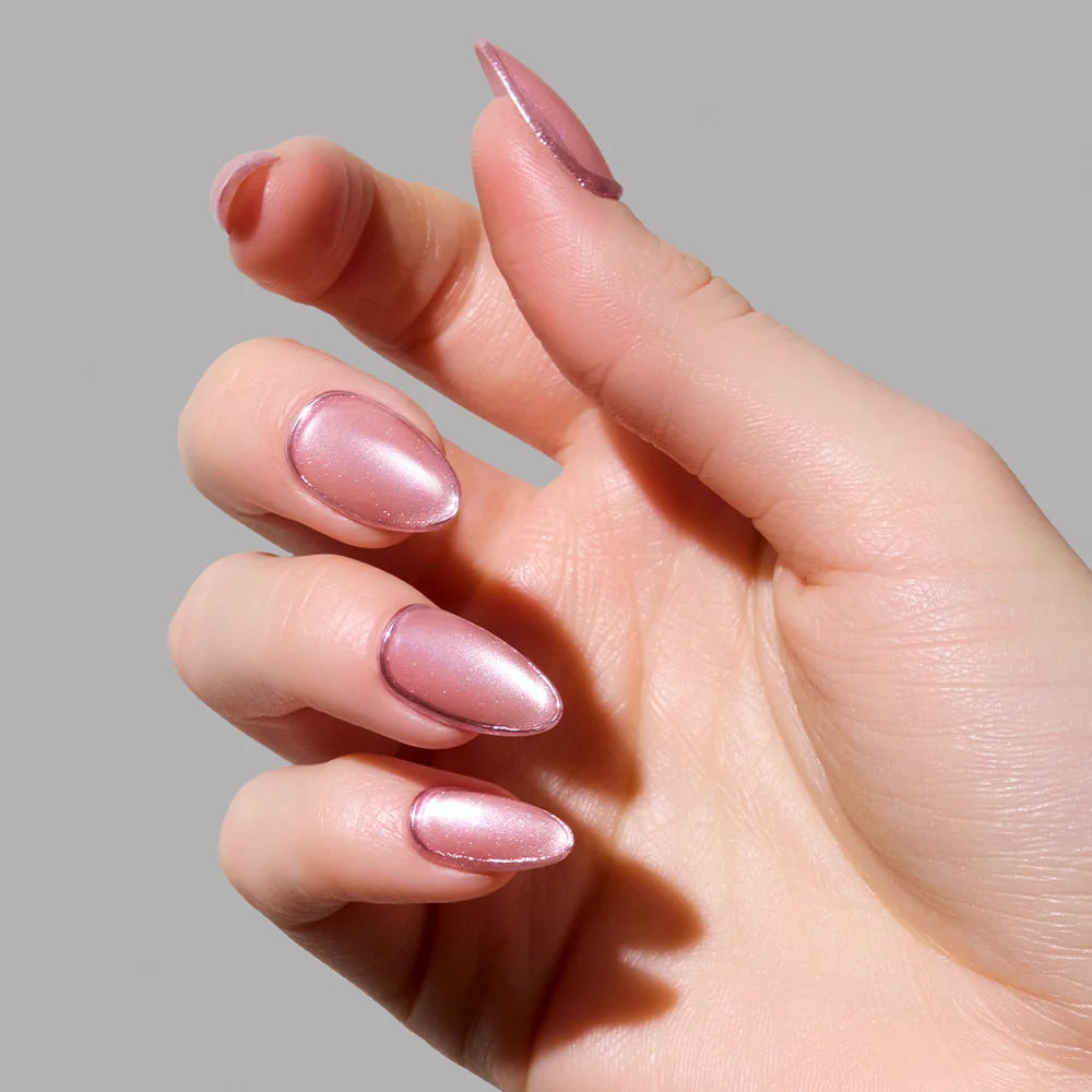 Mertini press-on nails - almond shape, short length