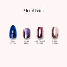 Lisawu Metal Petals press-on nail bundle style selection