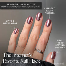 Metallic Blush press-on nails product detail