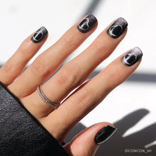 Midnight Romance press-on nails in black shade