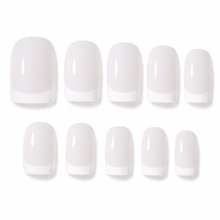 Milky White French Square Press-On Nails press-on nails product detail