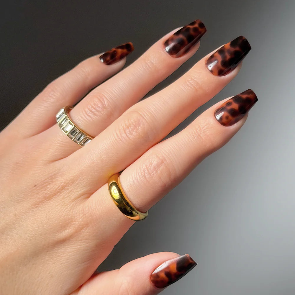 Mine By Right press-on nails in black shade
