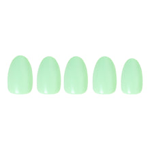 Mint Green press-on nail bundle - full set view