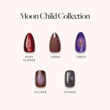 Moon Child Collection press-on nails in black shade
